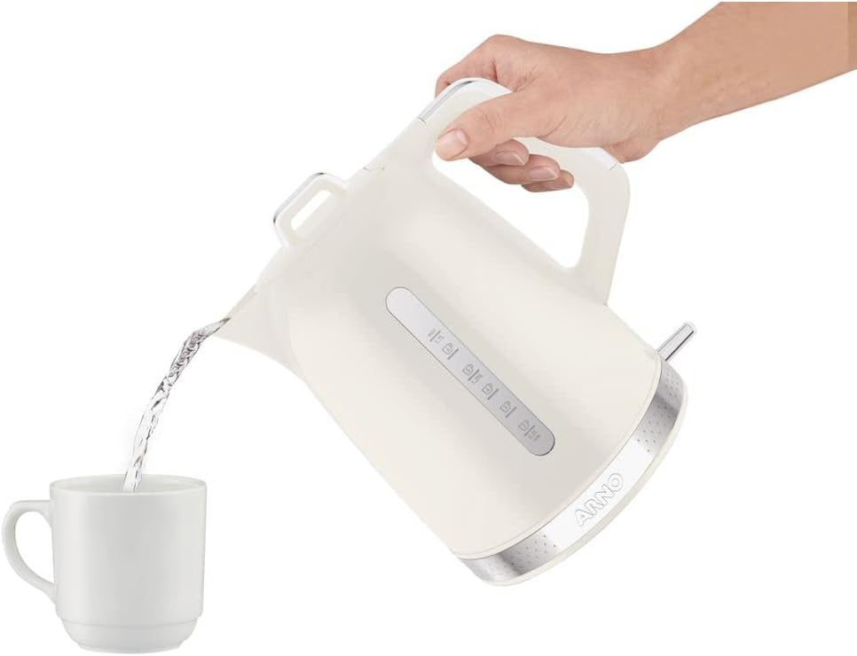 Chaleira Arno Linha Soleil com 1,7L de Capacidade e Base Giratória Marfim SKET - Miniatura 2