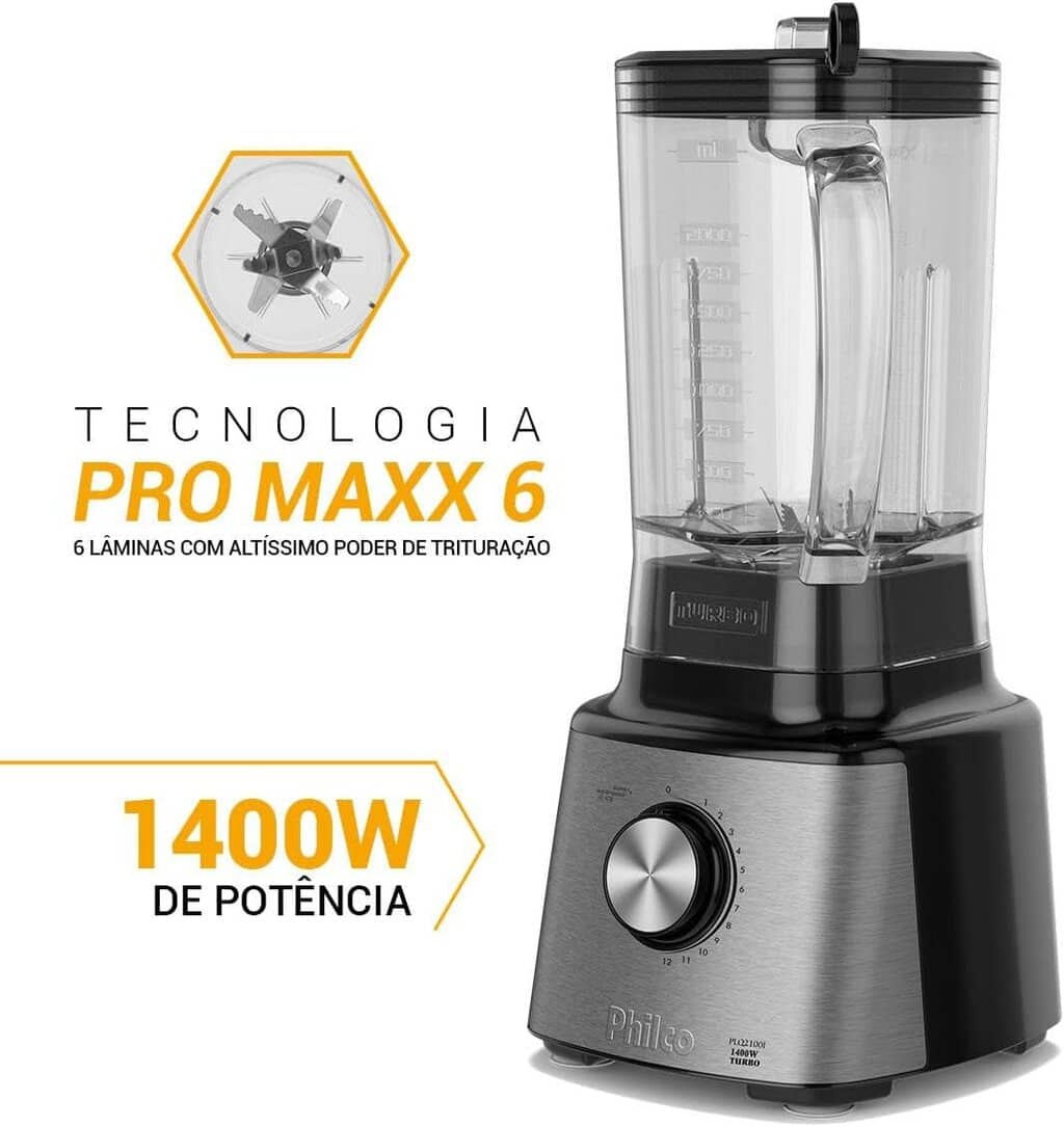 Liquidificador Philco PLQ2100PI - 1400W - Miniatura 6
