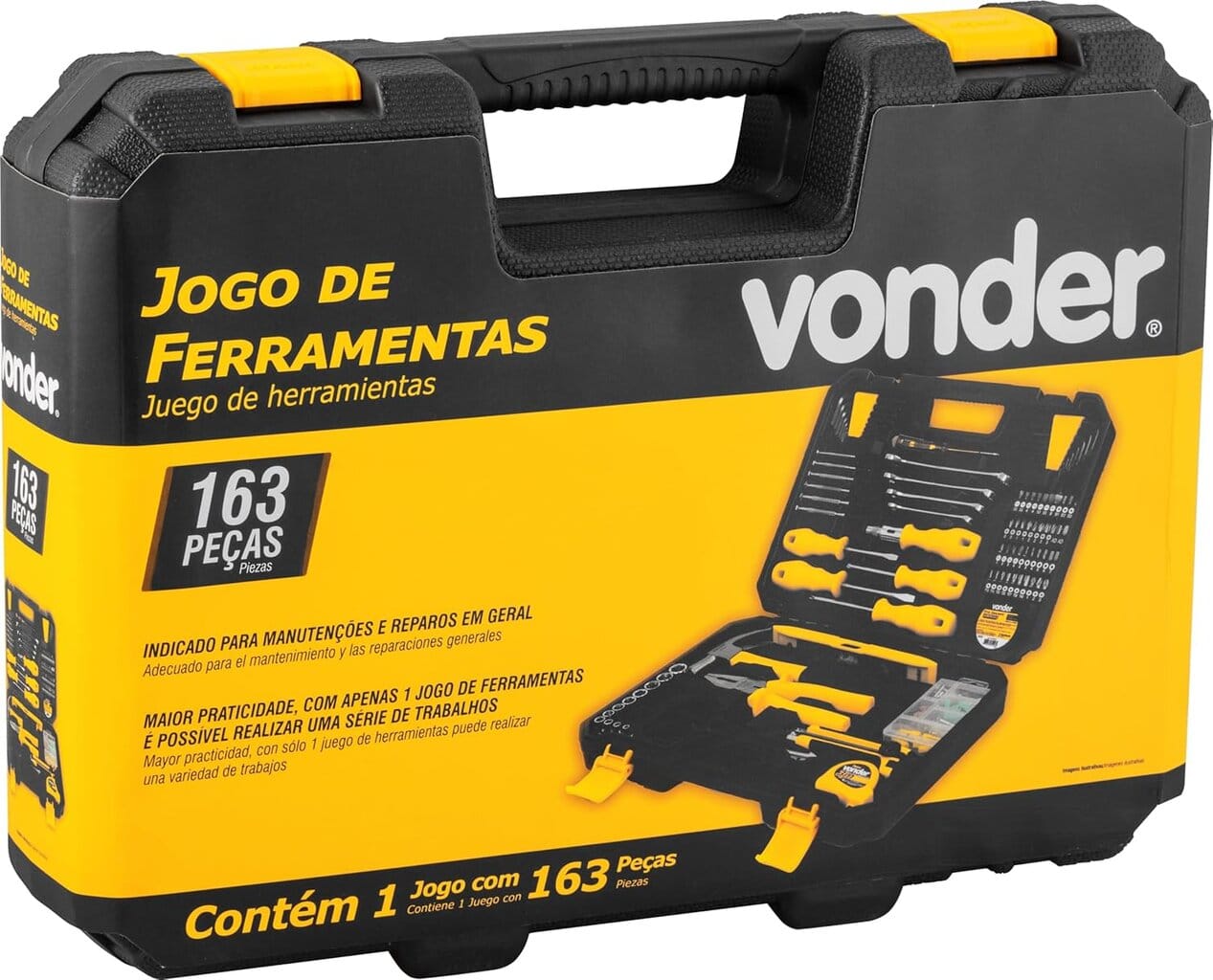 Jogo de Ferramentas Vonder com 163 Peças - Miniatura 2
