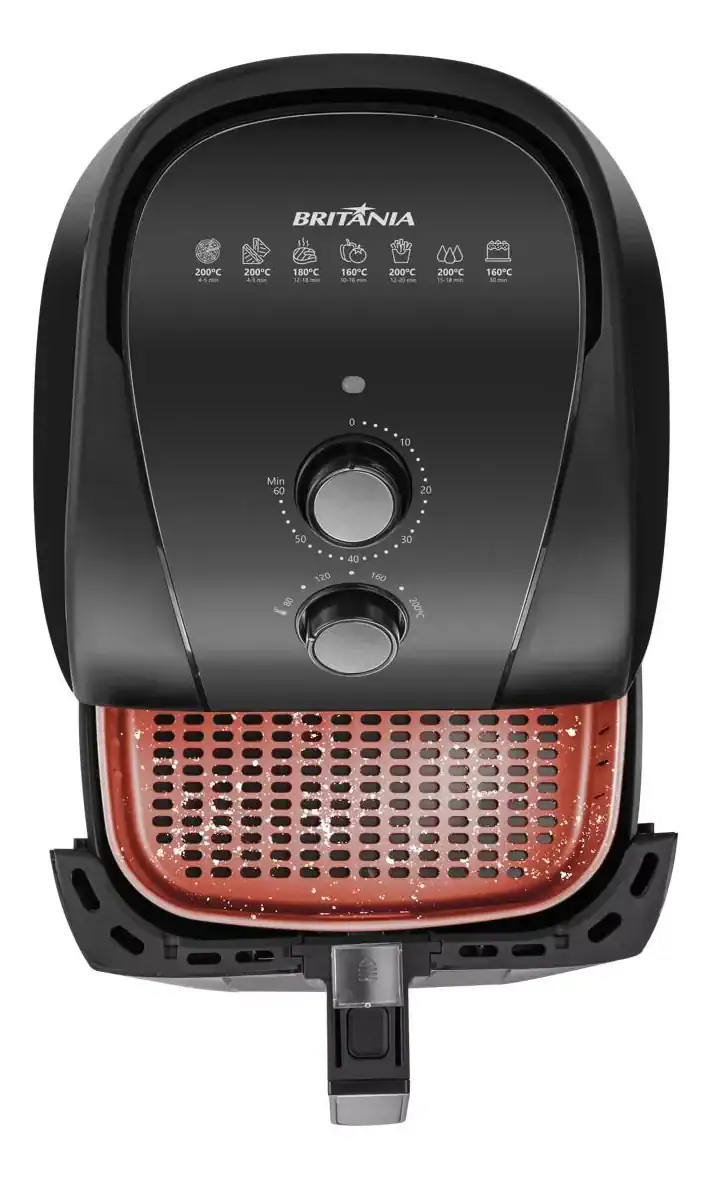 Air Fryer Britânia 5,5l Antiaderente Redstone 1500w Bfr50 - Miniatura 3