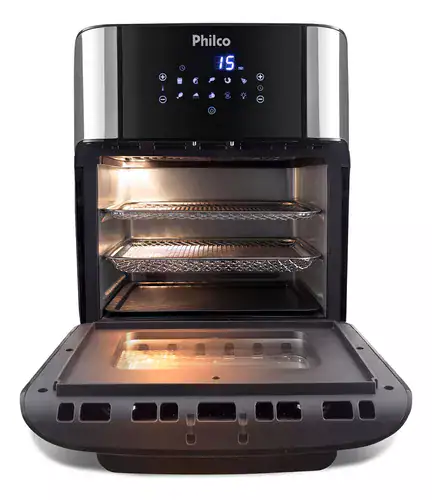 Fritadeira Elérica Air Fryer Oven Philco Pfr2200 12 litros 4 Em 1 - Miniatura 4