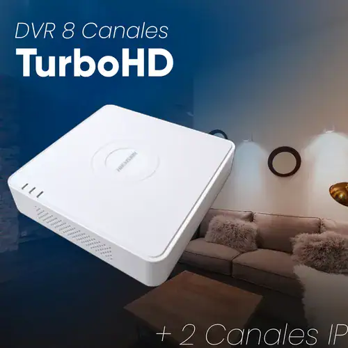 Hikvision Dvr 8ch +2ip 1080p Lite Pentahybrid Coaxitron TurboHD - Miniatura 4