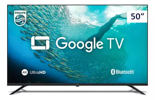 Smart Tv Philips 50 4k 50pug7019 Google Tv Comando De Voz - Miniatura 2