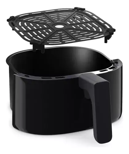 Fritadeira Elétrica Airfryer Philips Walita hd9202 Grill Edition Sem Óleo 1400W Preta - Miniatura 5