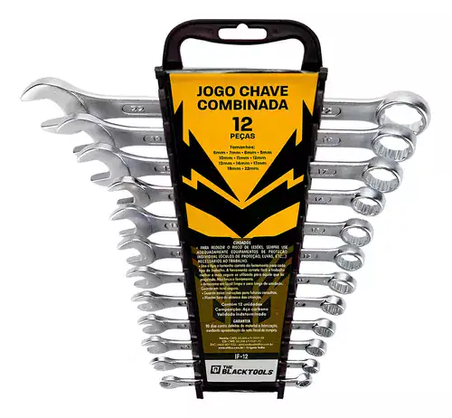 Kit Jogo de Ferramentas 40 Peças com Soquetes e Kit Chave Combinada 6 a 22mm - Miniatura 2