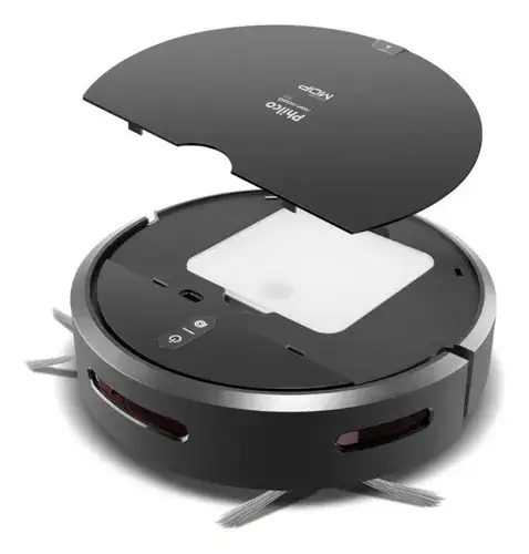 Aspirador de pó robô Philco, 3 em 1 pas23 Com Mop Preto - Miniatura 6