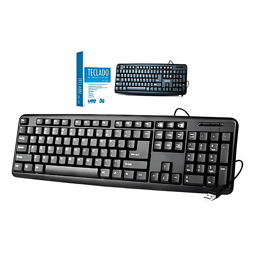 Teclado Bahrein Para Pc Computador Notebook - Miniatura 1