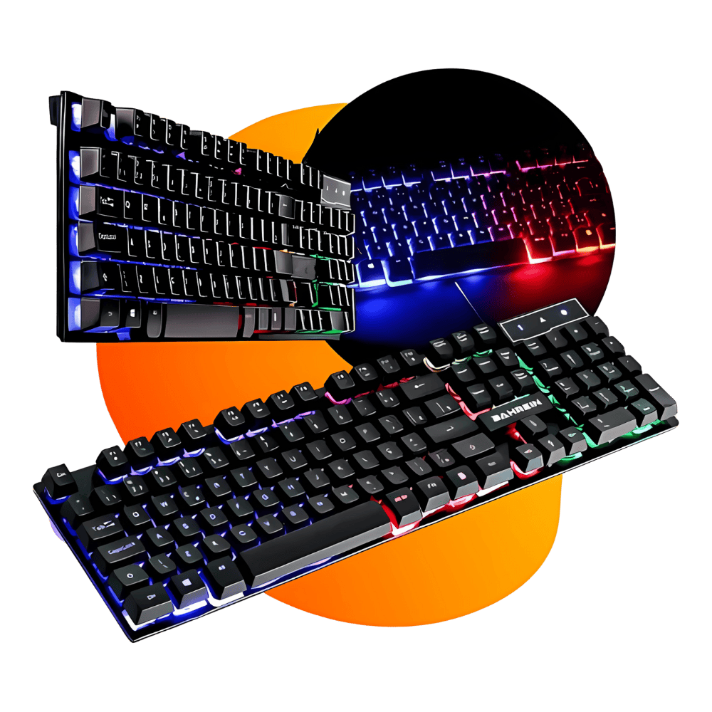 Teclado gamer Bahrein Qwerty português Brasil - Miniatura 1