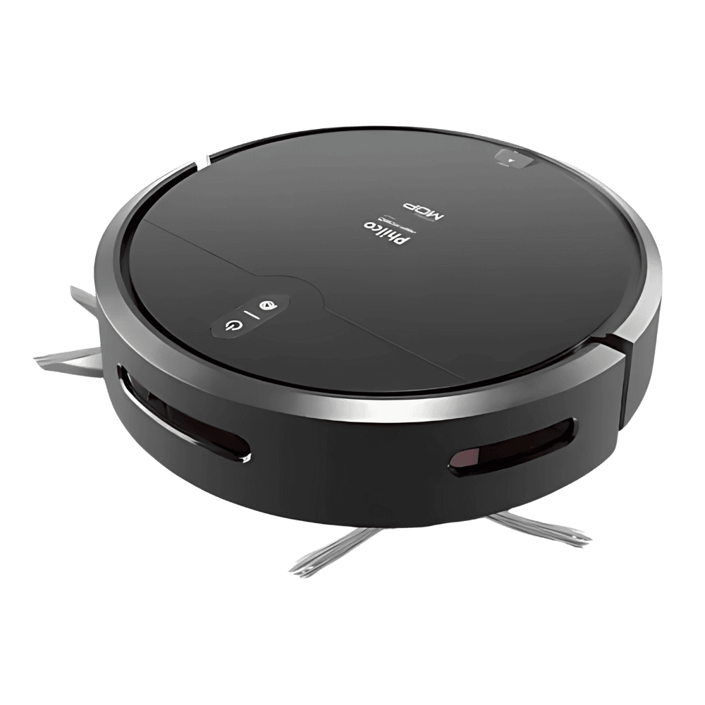 Aspirador de pó robô Philco, 3 em 1 pas23 Com Mop Preto
