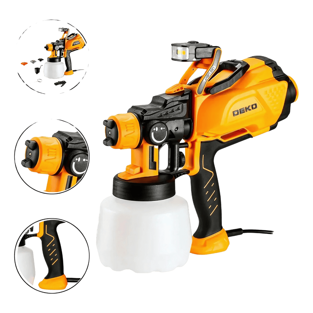 Pistola de Pintura Pulverizadora HVLP Elétrica 550W - Miniatura 1