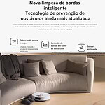 Xiaomi S20+ Plus Robô Aspirador Bivolt Branco 110V/220V - Miniatura 5